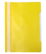 Папка-скоросшиватель пластик Workmate, А4, 160 мкм, желтая с прозрачным верхом