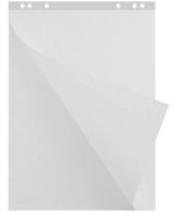 Блокнот для флипчарта Berlingo, 67х92 см, 20 листов, белый, 5 штук в упаковке