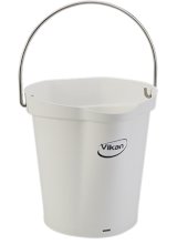 Ведро пластиковое Vikan без крышки, 6 литров, белый