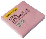 Блок самоклеящийся Silwerhof 76х76 мм, пастельно-розовый,100 листов