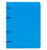 Тетрадь на кольцах ПандаРог, А5, 80 листов, пластиковая обложка, голубая