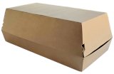 Упаковка для хот-дога и крыльев Оригамо, 200х98х78 мм, крафт, 220 штук 