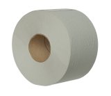 Туалетная бумага 1-слойная, 200 метров, серая, в упаковке 12 штук