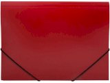 Папка-конверт на резинках Workmate, A4, 500 мкм, красная