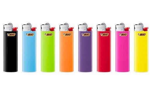 Зажигалка газовая BIC J3, цвет микс