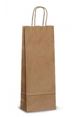 Пакет-сумка с кручеными ручками предназначен для упаковки и транспортировки бутылок с напитками и других товаров соответствующего размера. Используется в сфере розничной торговли, заведениях общественного питания и службах доставки. Изготовлен из качественной крафтовой бумаги плотностью 90 г/м². Прочные крученые ручки обеспечивают надежный захват и комфортное использование, выдерживают значительные нагрузки при переноске. Размер пакета 15+8x39 см обеспечивает оптимальное соотношение компактности и вместимости. Боковые фальцы шириной 8 см увеличивают вместимость пакета и позволяют размещать объемные товары. Дно пакета усилено для повышения грузоподъемности и предотвращения деформации при загрузке.

Экологичный крафтовый материал подчеркивает заботу о природе и создает положительный имидж компании. Натуральный цвет крафта универсален и подходит для любого стиля оформления. Пакет может использоваться для брендирования - на поверхность легко наносятся логотипы и рекламная информация различными способами печати или наклейки.

Пакеты поставляются в транспортной упаковке по 500 штук.

Область применения: розничная торговля, рестораны и кафе, службы доставки, выставки и промо-акции, подарочная упаковка.