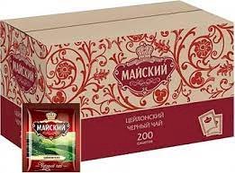 Чай черный Майский, 200 пакетов в упаковке