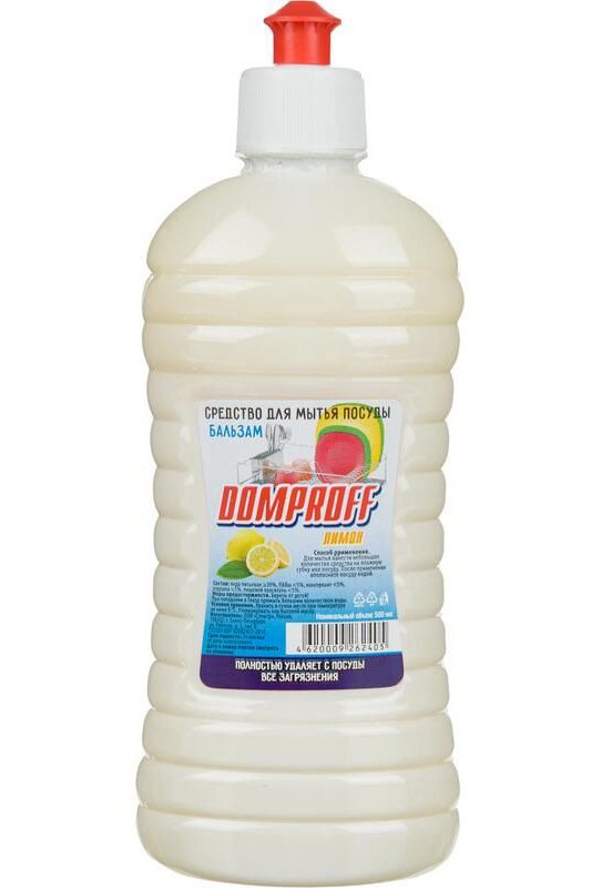 Domproff Средство для мытья посуды 1 литр, пуш-пул