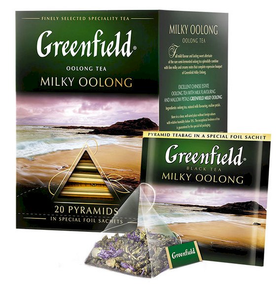 Чай зеленый Greenfield Milky Oolong 20 пакетиков