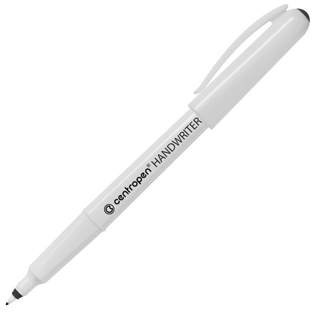 Ручка капиллярная Centropen "Handwriter 4651", черная, линия 0,5 мм, трехгранная
