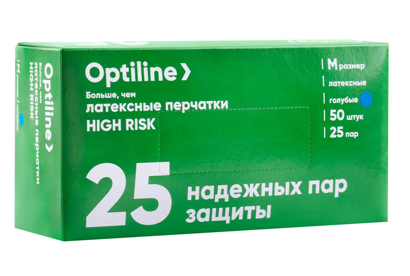 Перчатки латексные Optiline "High Risk" применяются во время хозяйственных работ. Предназначены для защиты рук от воды, растворов нетоксичных веществ, механических повреждений. Перчатки эластичные, легко тянутся, комфортно облегают руку, не стесняют движений, обеспечивают прекрасную чувствительность пальцев. Текстурированные, не скользят по поверхности инвентаря. Имеют удлиненную манжету. Перчатки не разделяются на правую и левую. Это удобно и при надевании - не нужно тратить время на поиски необходимой, и для экономии средств - если одна перчатка придет в негодность, можно заменить ее другой. Размер М. Цвет голубой. В упаковке 50 штук (25 пар). Перчатки могут применяться для профессионального использования, в том числе в пищевой промышленности. Товар изготовлен в соответствии ТР ТС 019/2011 "О безопасности средств индивидуальной защиты".