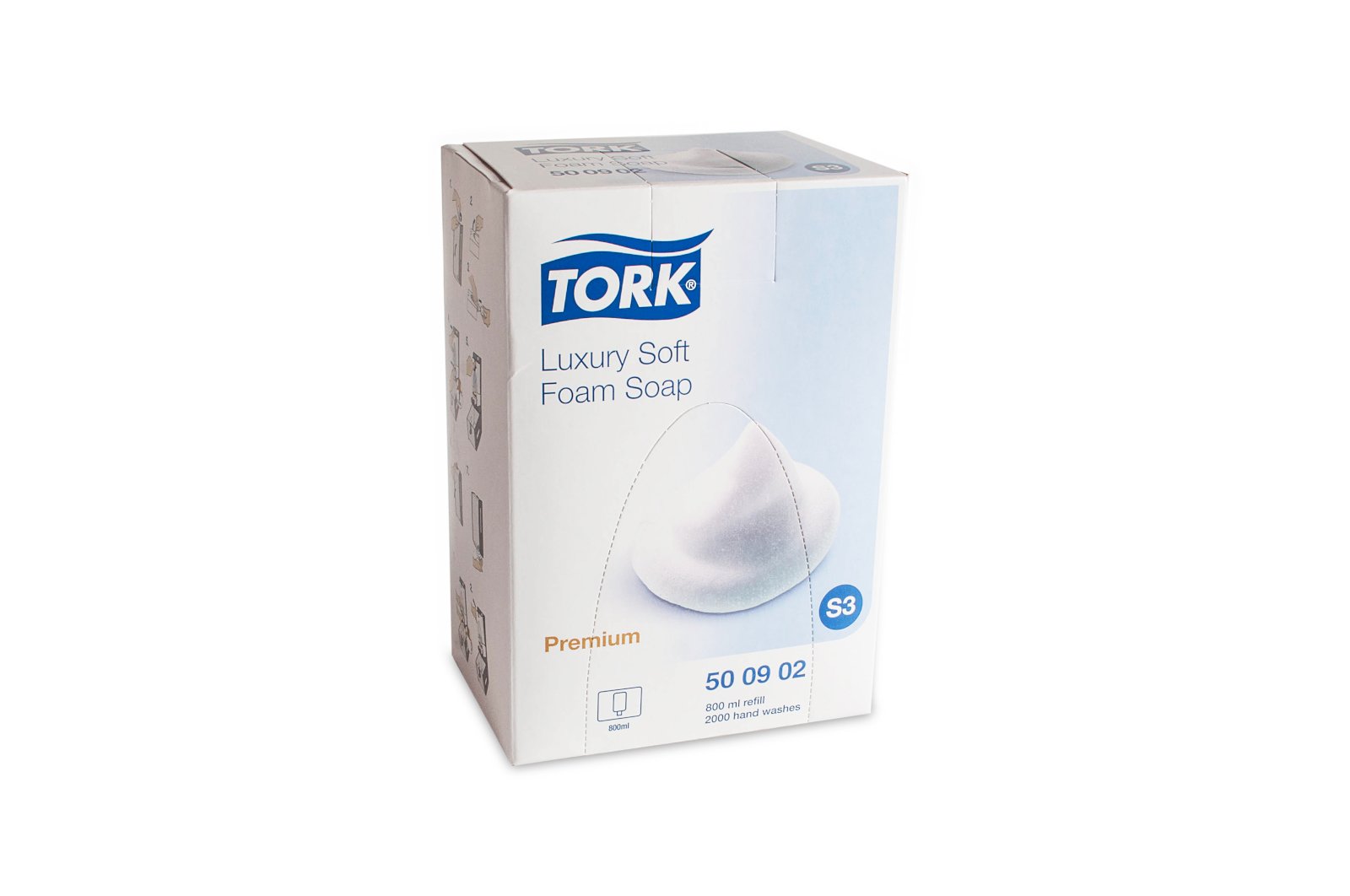 Мыло-пена картриджное Tork Luxury Premium, 0,8 л