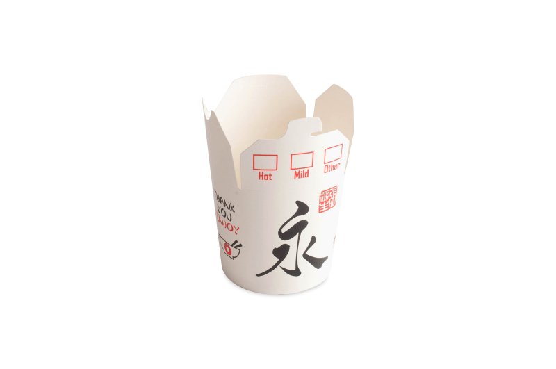 Контейнер бумажный "China Pack" можно использовать под лапшу wok, рис, пельмени, вареники. Изготовлена из влагожироустойчивого картона, обладающего барьерными свойствами. Контейнер пригоден для разогревания в микроволновой печи. Объем - 450 мл. В коробке 500 штук.