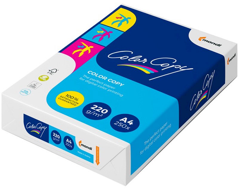 Бумага Color Copy А4, 220 г/м2, 250 листов в пачке