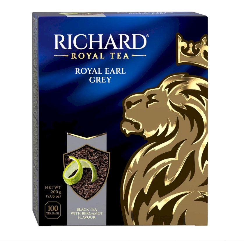 Чай черный Richard Royal Эрл Грей, 100 пакетов