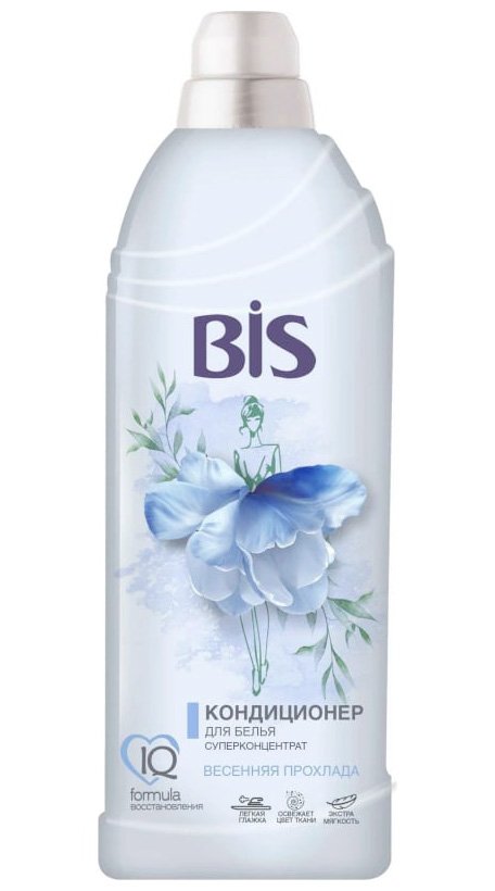 BIS Кондиционер для белья концентрированный Весенняя прохлада, 900 мл
