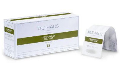 Чай зеленый AlthausGrand Packs ЧА021 Жу Ча Ружейный порох, 20х4г