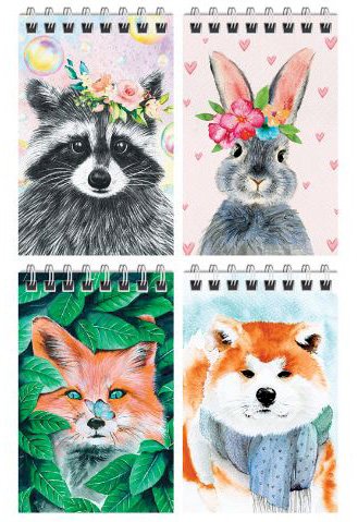 Блокнот ArtSpace Картинки. Watercolors, А7, 40 листов, на гребне