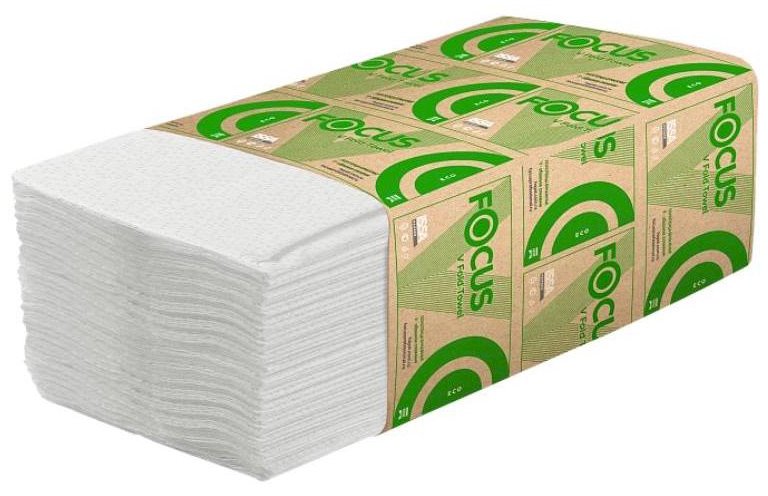 Полотенца бумажные Focus Eco изготовлены из целлюлозы, однослойные, обеспечивают дополнительную мягкость изделию при использовании, прекрасно впитывают влагу. Сложенные полотенца можно размещать в компактном диспенсере для бумажных полотенец V-сложения, а также использовать без него: в машине, в походе и т.д. Размер листа 23х20,5 см. В упаковке 250 листов. Цвет белый.