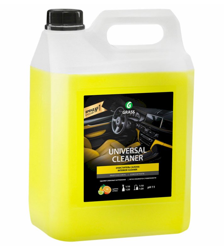 ГРАСС Universal cleaner Средство для очистки салона автомобиля от любых загрязнений 5,4 кг