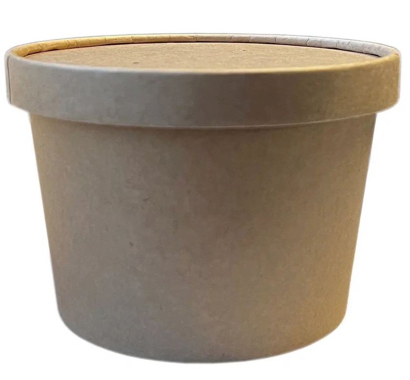 Бумажный контейнер объемом 750 мл - это прочная и экологичная упаковка для пищевых продуктов, изготовленная из плотного крафт-картона с внутренним ламинированием. Ламинация обеспечивает надежную защиту от протекания влаги и жиров, сохраняя целостность контейнера даже при контакте с горячими, жирными или сочными блюдами. Контейнер отлично подходит для супов, соусов, салатов, десертов, выпечки и других блюд на вынос. Диаметр контейнера 126 мм, совместим с крышками арт.19-4549 и арт.19-4601, что обеспечивает герметичность и защиту содержимого от загрязнений и внешних факторов. Крафтовый материал пригоден для переработки, соответствует экологическим стандартам и может быть использован для разогрева в микроволновой печи. Контейнер оптимально подходит для ресторанов быстрого питания, кафе, кондитерских, служб доставки, фудкортов и кейтеринга. Эстетичный внешний вид и возможность нанесения логотипов делают контейнер практичным решением для брендирования упаковки. Высота контейнера 79 мм. В упаковке 300 штук.