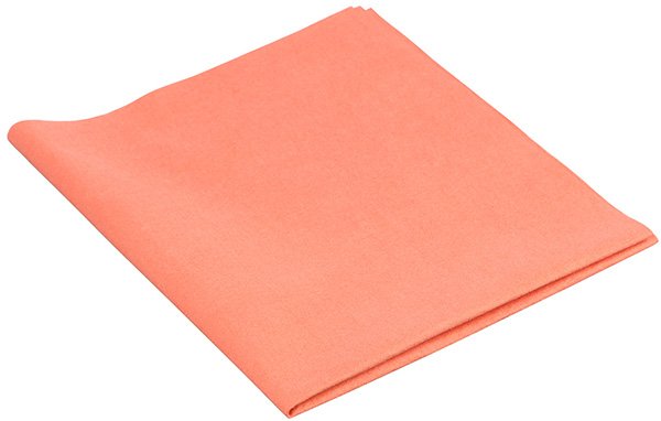 Салфетка микроспан 34х40 см, 80 г/м2, красная