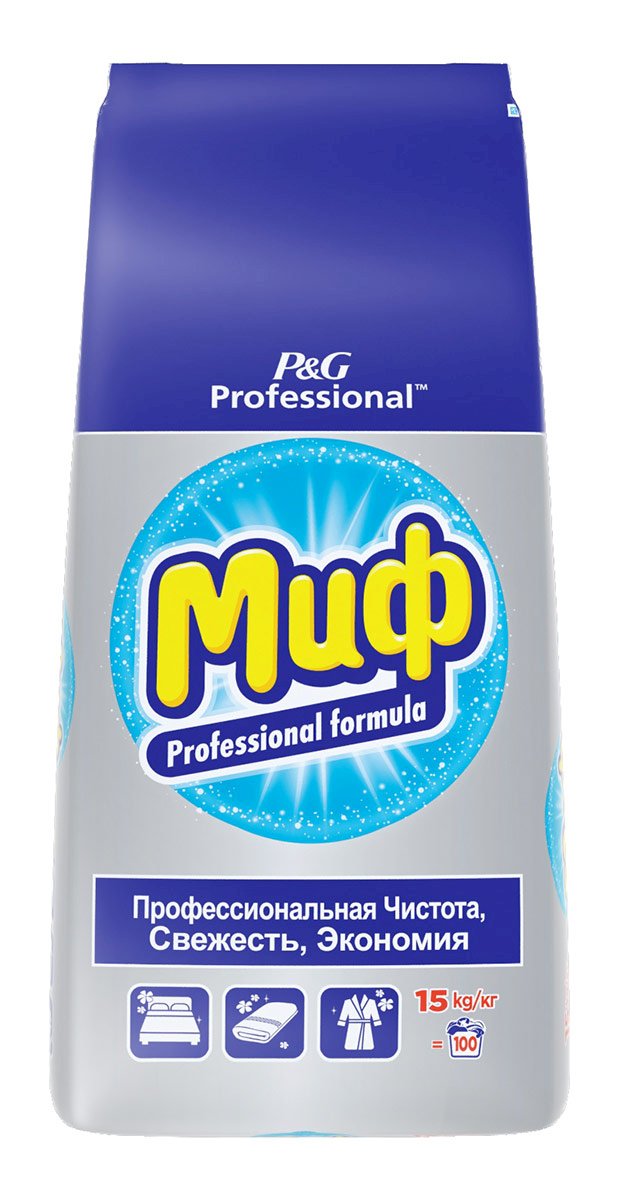 Стиральный порошок Миф Expert Professional автомат, 15 кг 