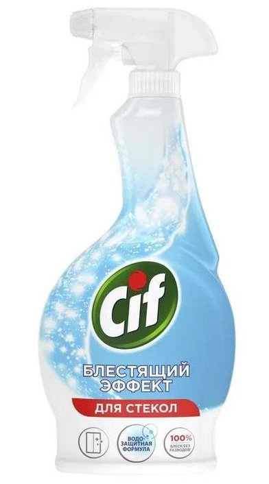 Средство для стекол и зеркал Cif, Легкость чистоты Без разводов, 500 мл