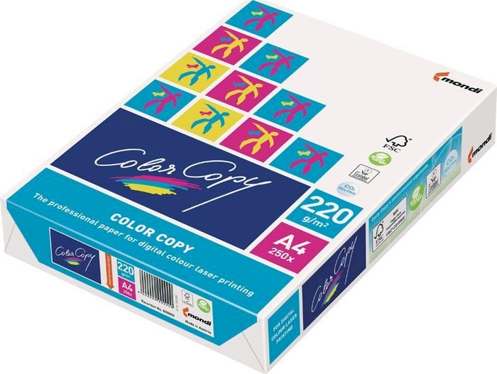 Бумага А4 Color Copy, 220 г/кв.м, 250 листов в пачке