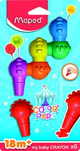 Мелки-конструктор Maped Color'Peps Baby, 6 цветов, 12 наборов в коробке