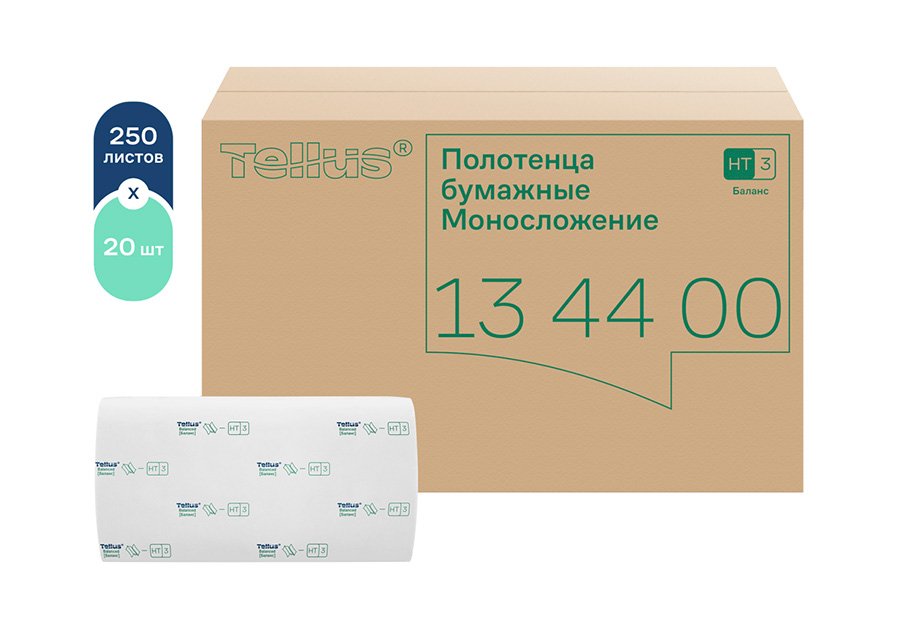 Полотенца бумажные листовые Tellus выполнены из переработанного сырья с заботой о природе. Сбалансированный уровень категории качества Баланс. Однослойные, хорошо впитывают влагу с кожи рук и поверхностей. Экономичное и доступное решение для универсального использования. Размер листа 23х20,6 см. Совместимы с диспенсерами для листовых бумажных полотенец системы Н3/НТ3, надежно фиксируются, обеспечивают защиту от перекрестного заражения. Широко применяются в местах общего пользования: сфере питания, медицинских учреждениях, в торговых комплексах, бизнес-центрах, на производстве. В упаковке 250 штук.