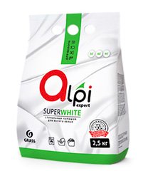 Грасс Alpi Expert Стиральный порошок для белого белья, 2,5 кг