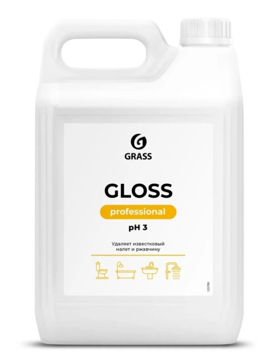 Грасс Gloss Professional Чистящее средство для санитарных узлов и ванных комнат 5,3 кг