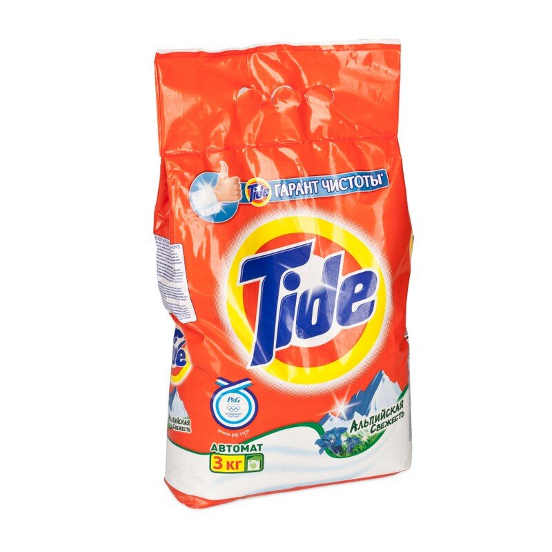 Стиральный порошок Tide Альпийская свежесть автомат, 3 кг