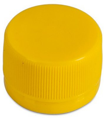 Крышка для бутылки с узким горлом изготовлена из полипропилена желтого цвета. Оснащена внутренней резьбой и контрольным кольцом. Диаметр 28 мм. Подходит для бутылок с диаметром горла соответствующего размера. В упаковке 50 штук.