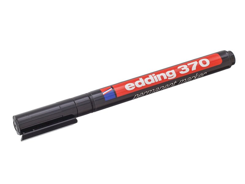 Маркер перманентный Edding Е-370, черный, 1 мм