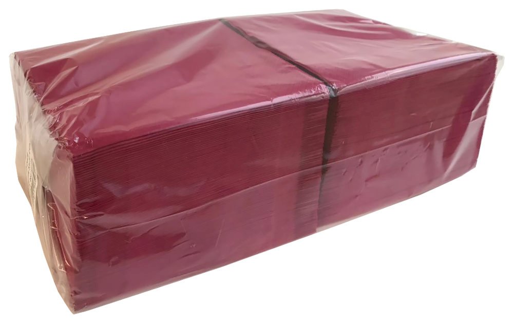 Салфетки бумажные двухслойные подходят для сервировки стола и личной гигиены. Представлены в бордовом цвете. Размер 33 х 33 см. В упаковке 200 штук. В транспортной упаковке 8 штук.