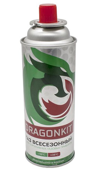 Баллон одноразовый туристический DRAGONKIT (Газ 220 г.)