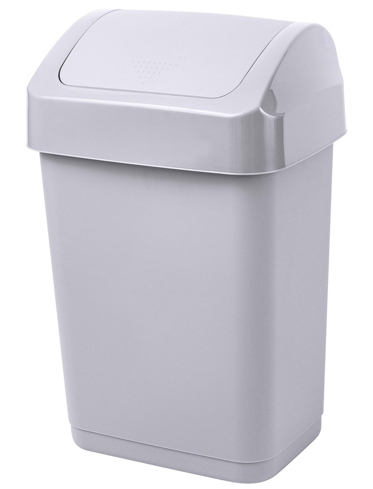 Контейнер для мусора 25 литров с плавающей крышкой Step, серый