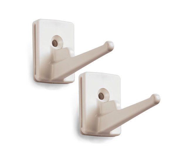 Крючок настенного крепления HACCPER Control Point, белый, 2 штуки