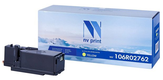 Картридж NVP, совместимый NV-106R02762 Yellow, для Xerox Phaser 6020/6022/WorkCentre 6025/6027 (1000k)