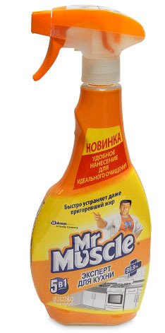 Чистящее средство для кухни Mr. Muscle Эксперт 5 в 1 Курок, 500 мл, 12 штук