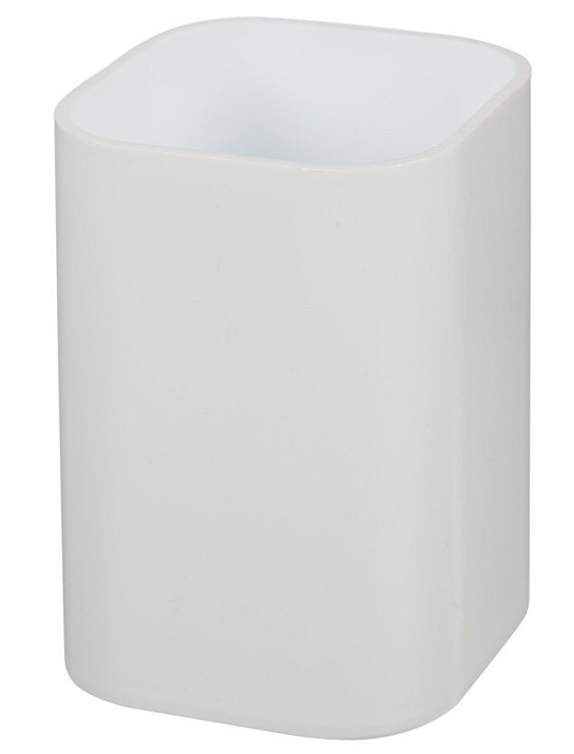 Подставка-стакан Workmate выполнена из прочного пластика белого цвета. Предназначена для хранения письменных принадлежностей и различных канцелярских товаров, способствует организации порядка на рабочем столе. Имеет квадратную форму, подходит для любого интерьера. Размер 70х70х100 мм.