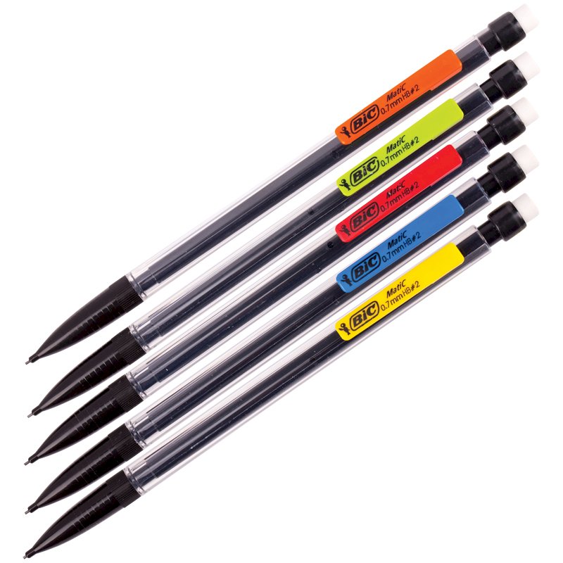 Карандаш механический BIC, с ластиком, 0,7 мм, Matic
