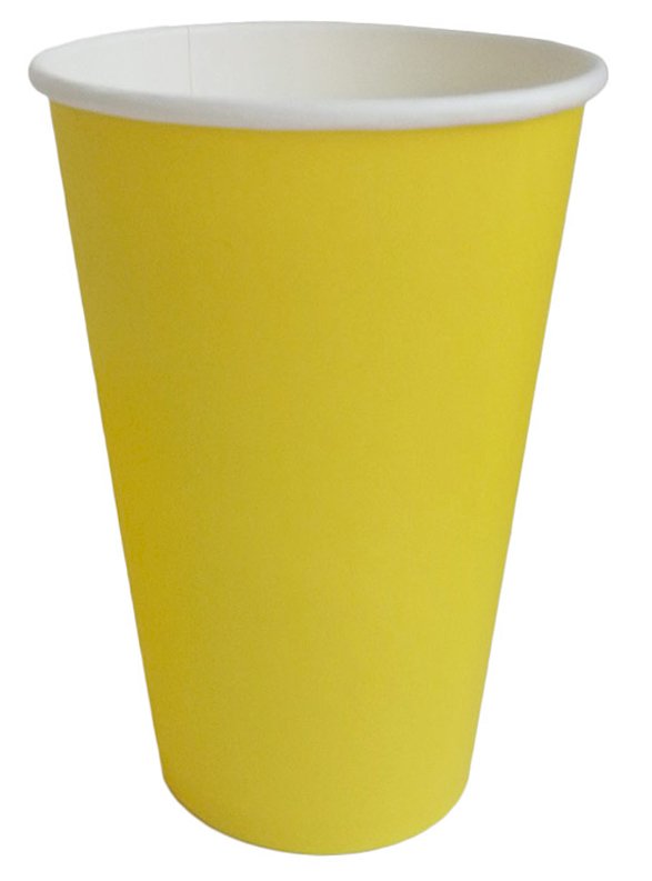 Стакан бумажный предназначен для горячих и холодных напитков. Широко используется в ресторанах быстрого питания, кафе, в выездах на природу, пикниках, в офисах. Изготовлен из плотного картона. Рабочий объем 300 мл. Полный объем 400 мл. Высота 110 мм. Верхний диаметр 90 мм. Цвет желтый. В упаковке 50 штук. 