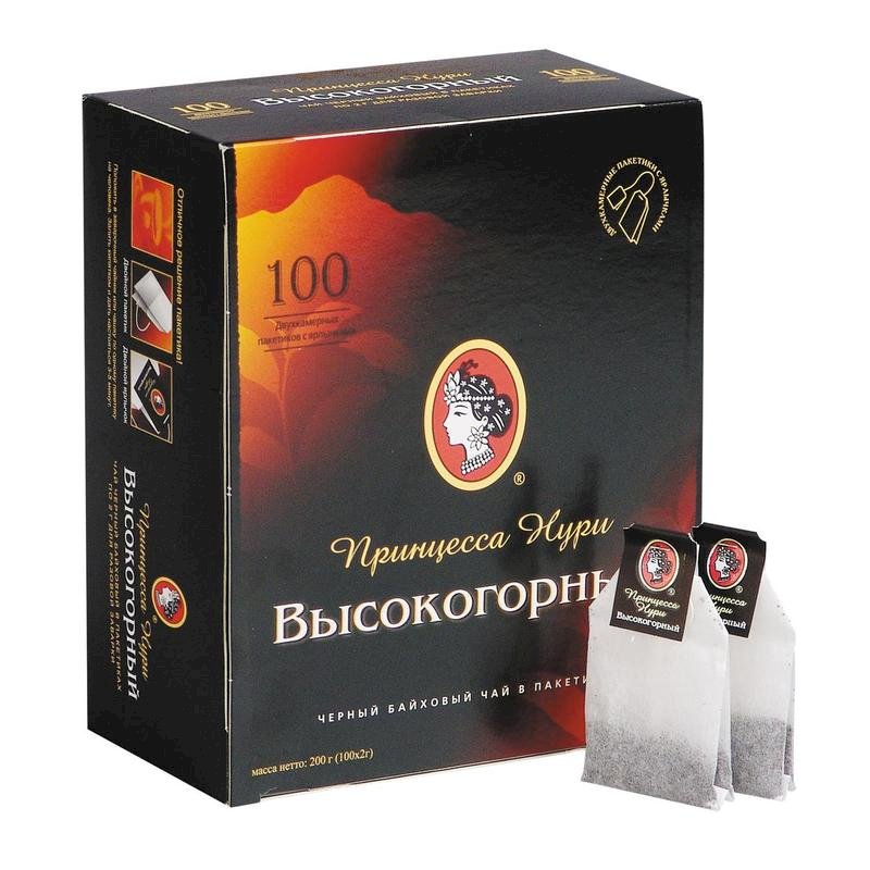 Чай черный Принцесса Нури высокогорный 100 пак./упак.
