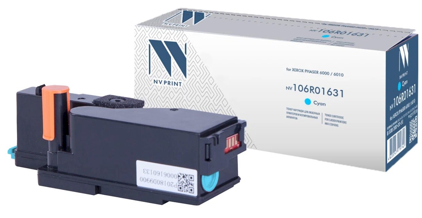 Картридж NVP совместимый NV-106R01631 Cyan для Xerox Phaser 6000/6010/WorkCentre 6015 (1000k)