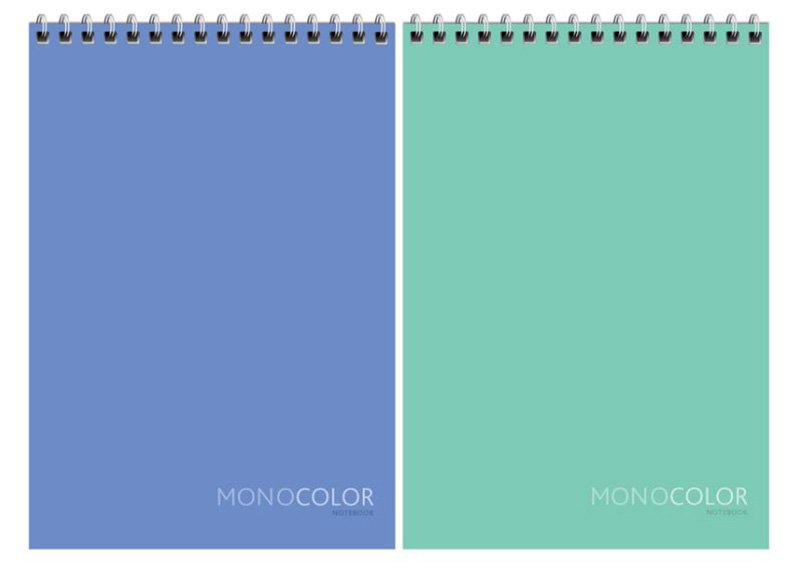 Блокнот ArtSpace "Моноколор. Pale color", 80 листов, А5, на гребне, твердая подложка