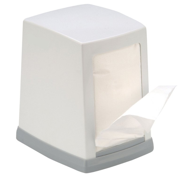 Диспенсер для салфеток 18*24 Napkins, белый, 140х140х110 мм
