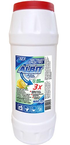 Чистящее средство без хлора ALBIT, 400 г, 24 штук 